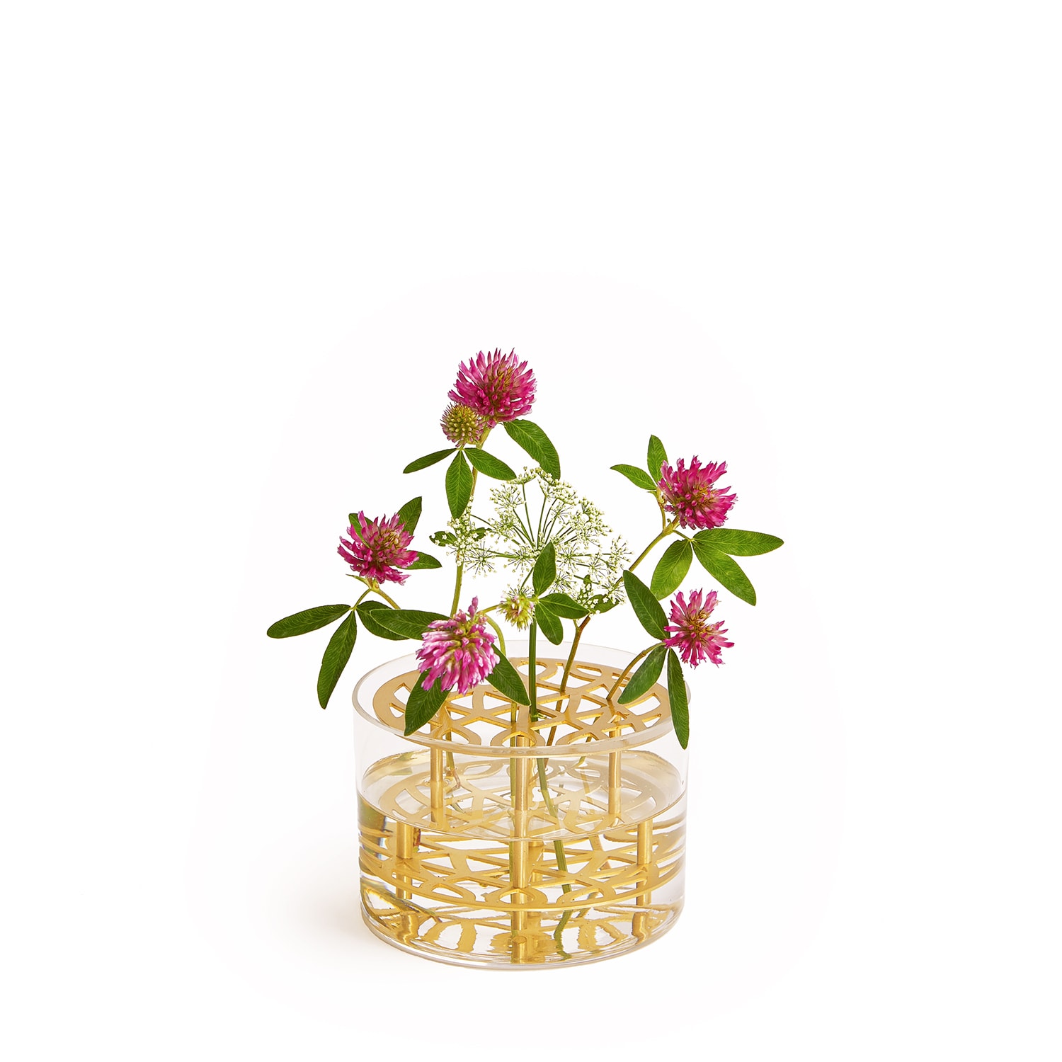 Äng Small Brass Flowers Square