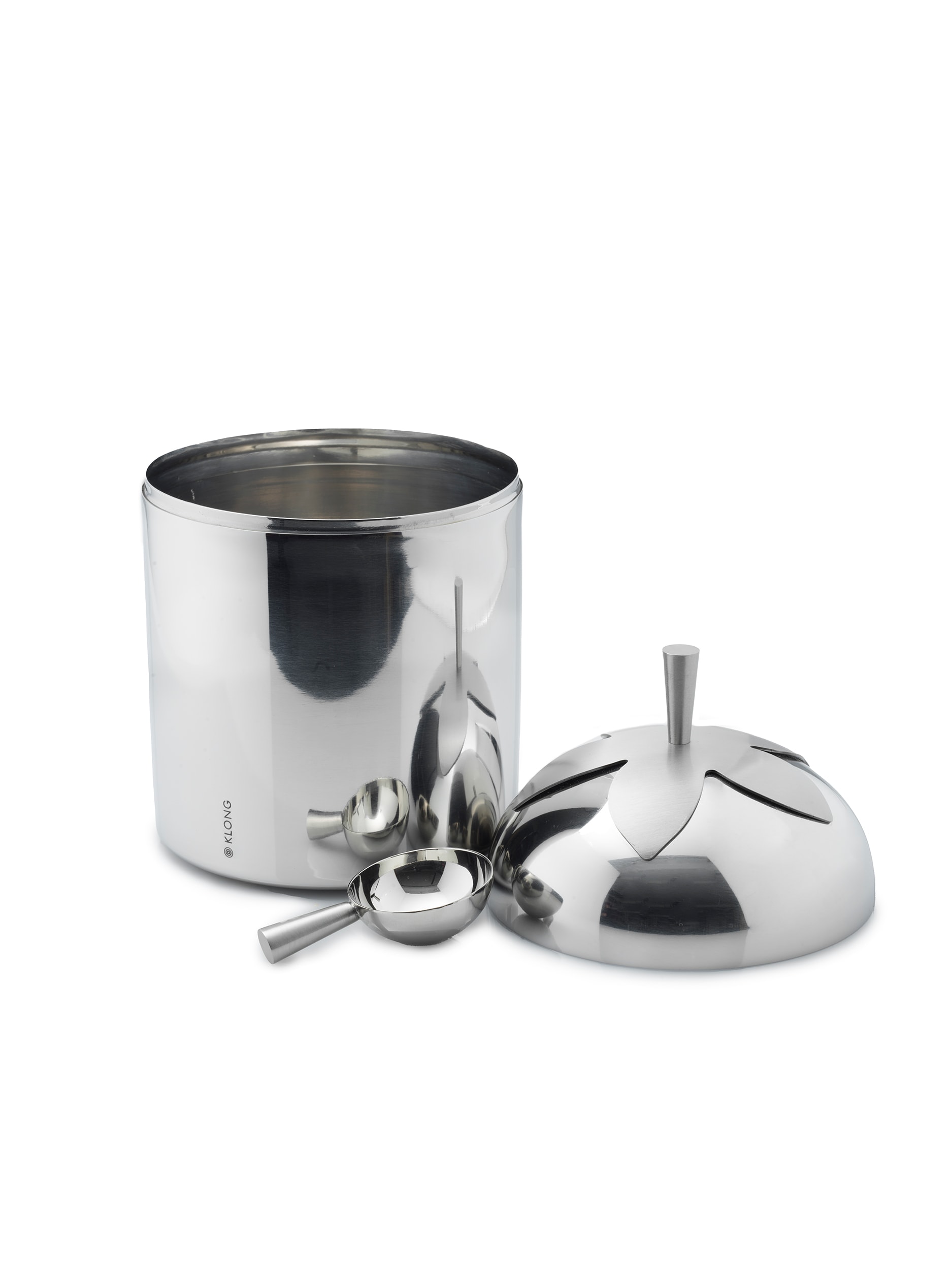 Blad Tea and Coffee Jars Steel
