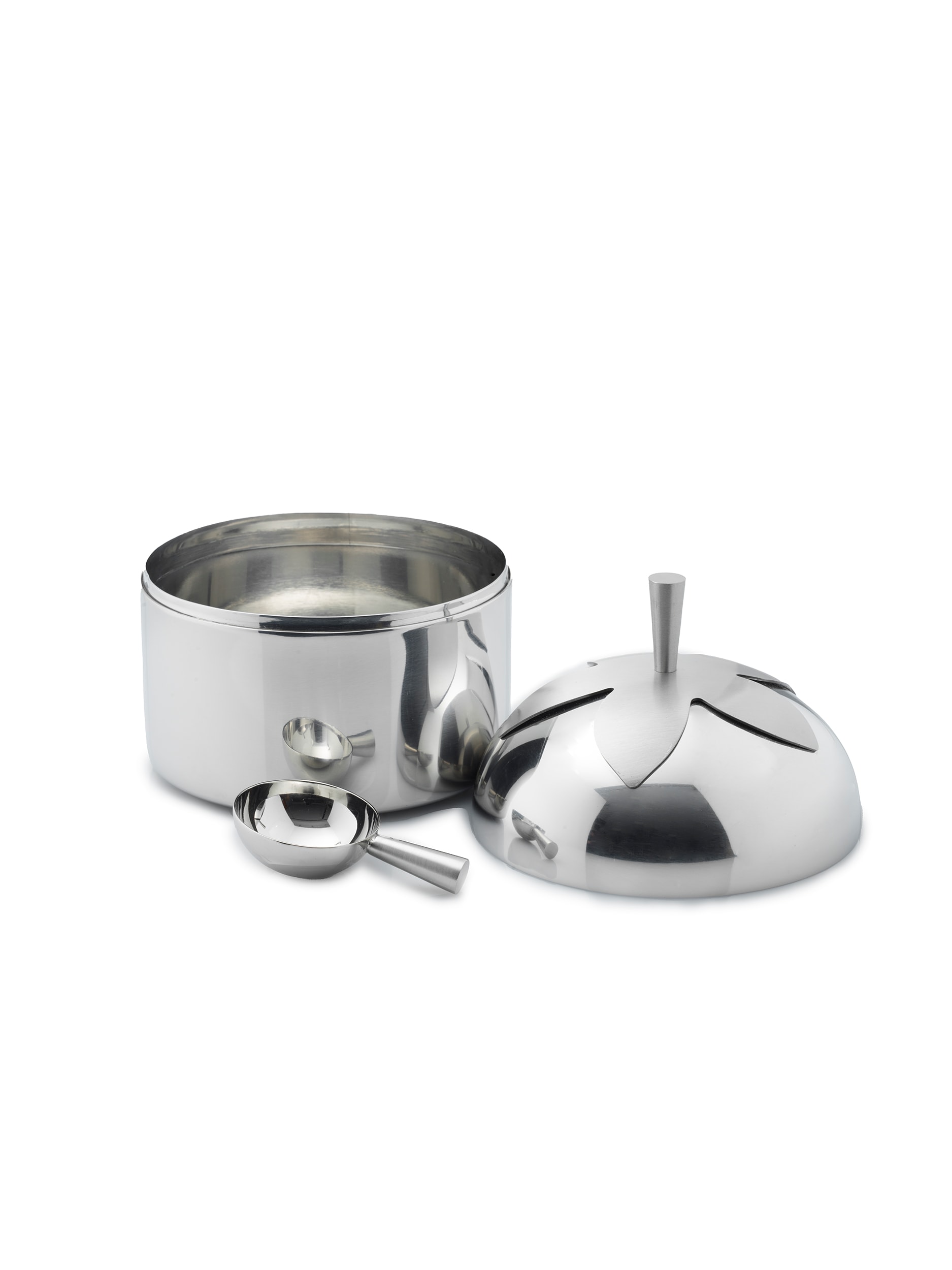 Blad Tea and Coffee Jars Steel