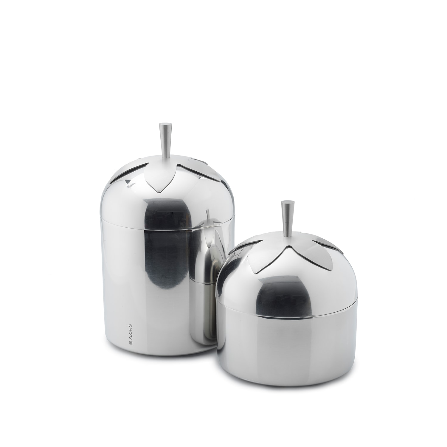 Blad Tea and Coffee Jars Steel
