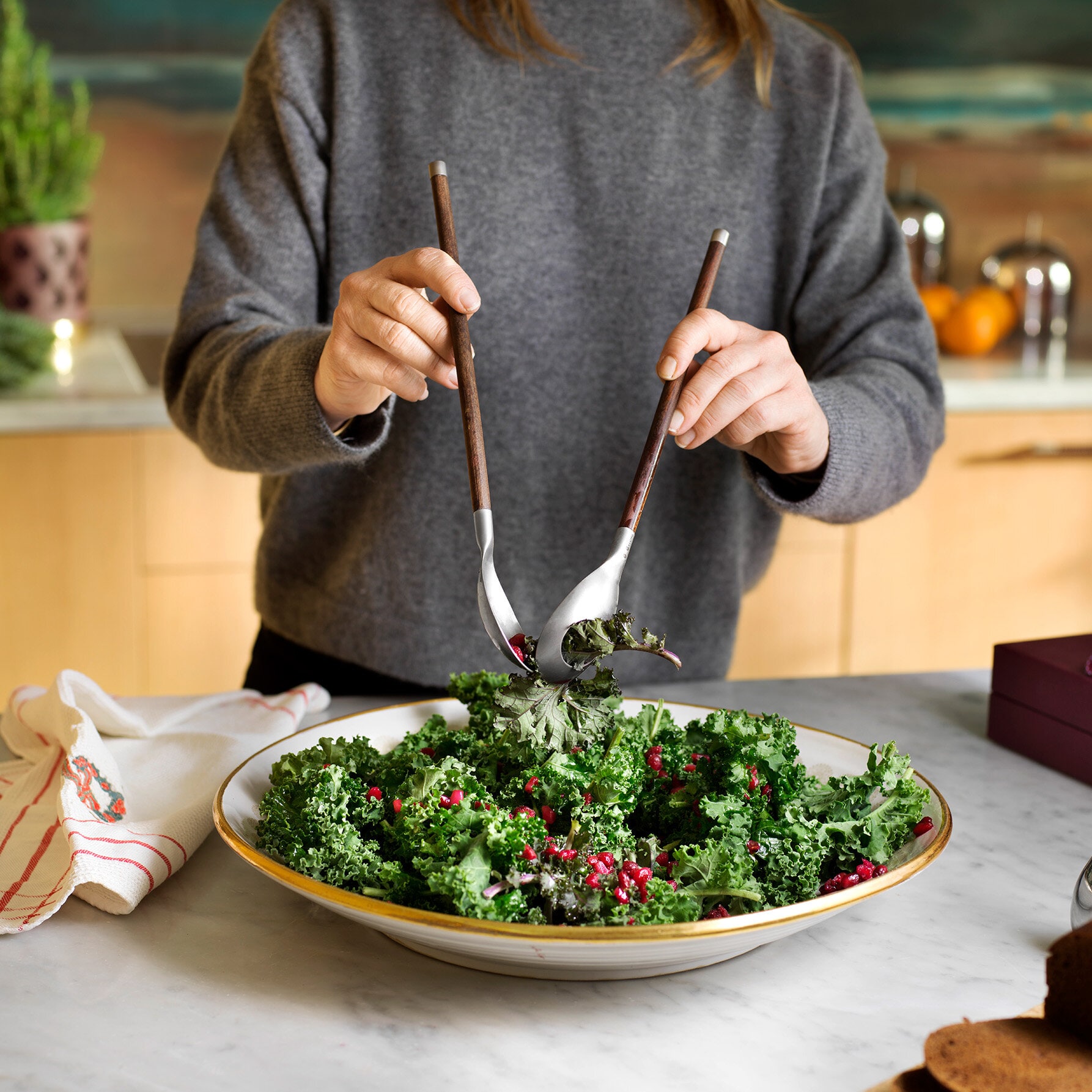 Salvia Salad Servers